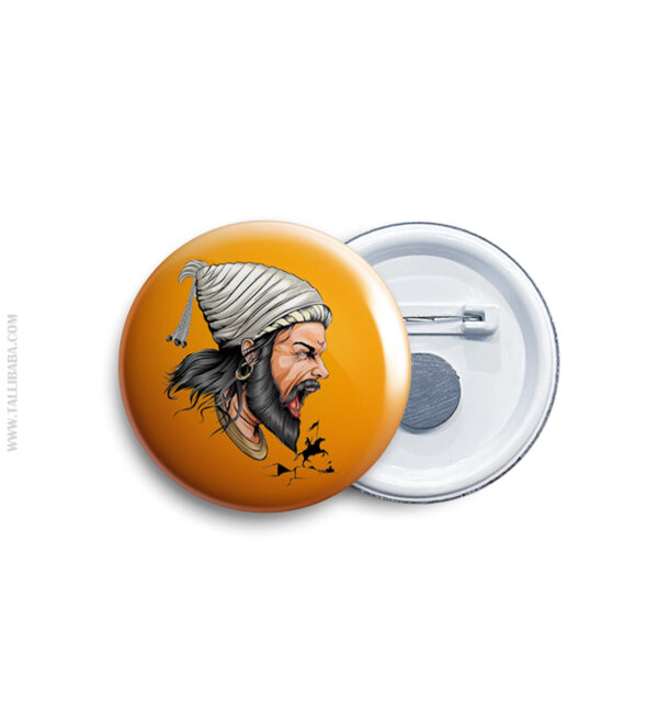 Shiva ji maharaj Pin Badge & Magnet