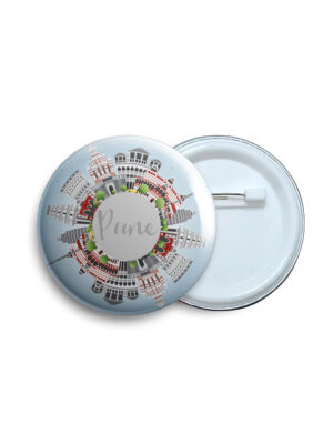 Pune Pin Badge & Magnet