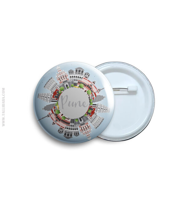 Pune Pin Badge & Magnet