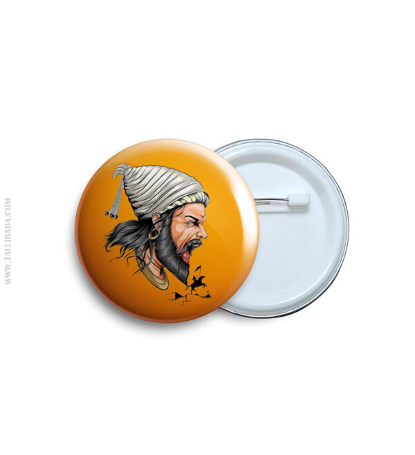 Shiva ji maharaj Pin Badge & Magnet