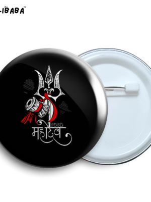 Har Har Mahadev Pin Badge & Magnet