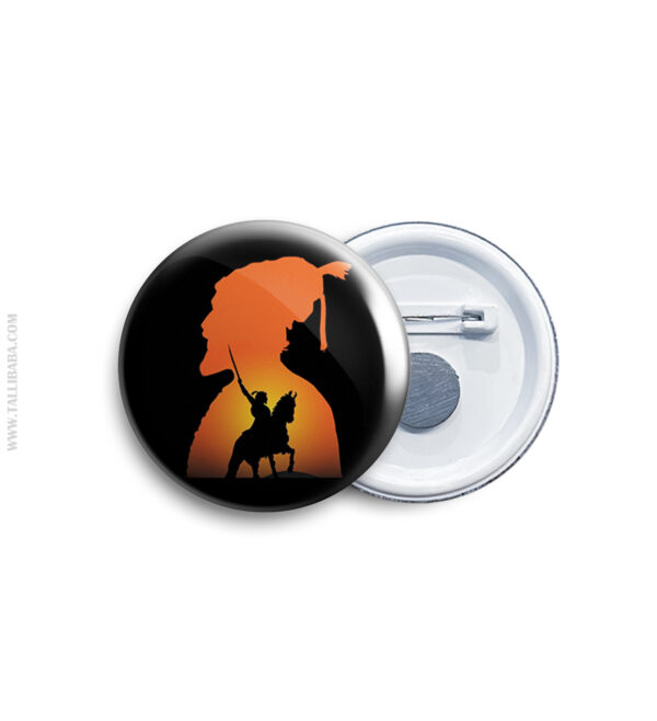 Shiva ji maharaj Pin Badge & Magnet