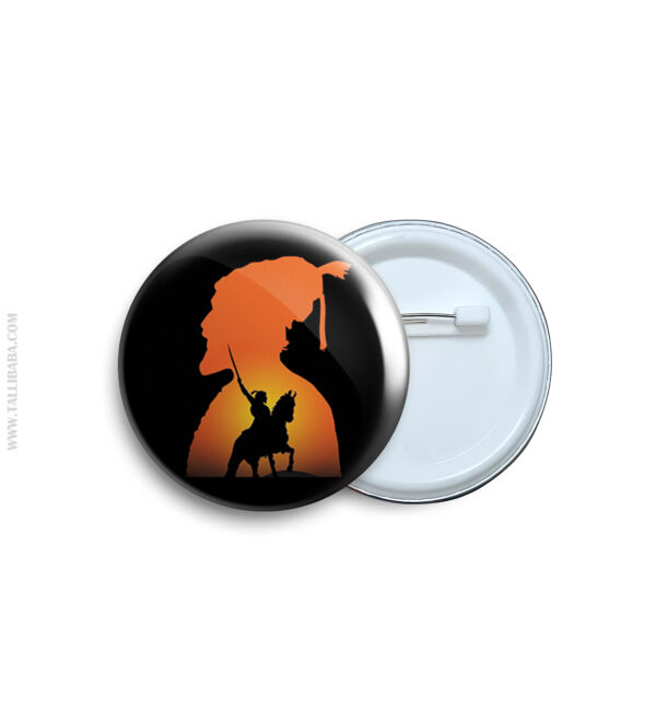 Shiva ji maharaj Pin Badge & Magnet