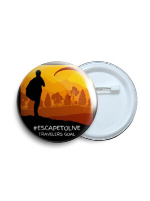 Escape to love Badge & Magnet