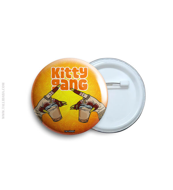Kitty gang Pin Badge & Magnet
