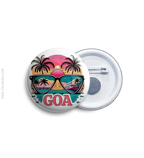 Goa Pin Badge & Magnet