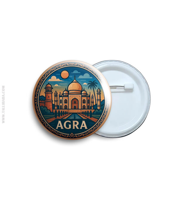 55 Agra Pin Badge & Magnet