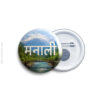Manali (Hindi) Pin Badge & Magnet