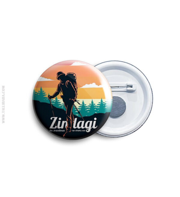 Zindagi Badge & Magnet